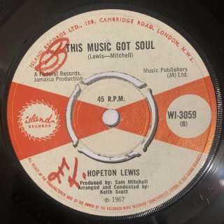 HOPETON LEWIS - THIS MUSIC GOT SOUL
