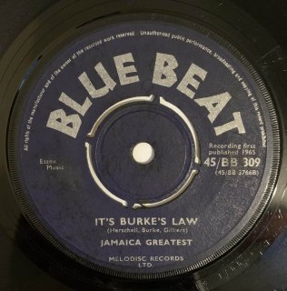 PRINCE BUSTER - IT'S BURKE'S LAW
