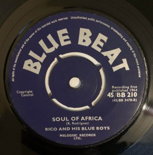 RICO AND HIS BLUE BOYS - SOUL OF AFRICA