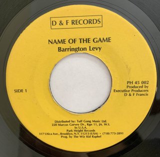 BARRINGTON LEVY - NAME OF THE GAME