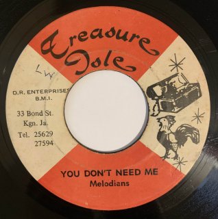 MELODIANS - YOU DONT NEED ME