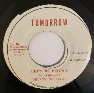 DELROY WILLIAMS - LET'S BE PEOPLE