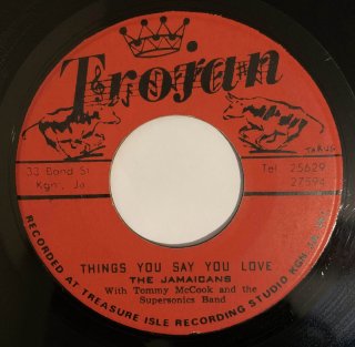 JAMAICANS - THINGS YOU SAY YOU LOVE