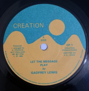 GADFREY LEWIS - LET THE MESSAGE PLAY