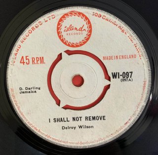 DELROY WILSON - I SHALL NOT REMOVE
