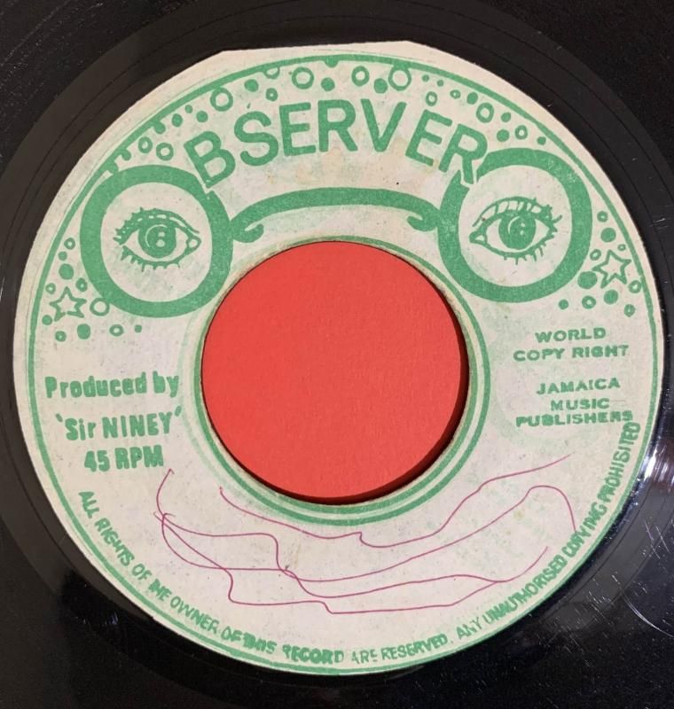 WINSTON NINEY HOLNESS/ WATER GET HOT レゲエ WINSTON NINEY HOLNESS - WATER GET HOT - Ninja Records