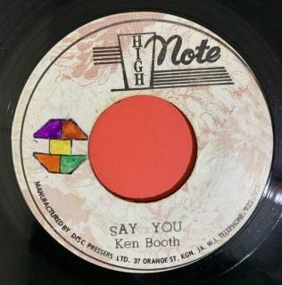 KEN BOOTHE - SAY YOU