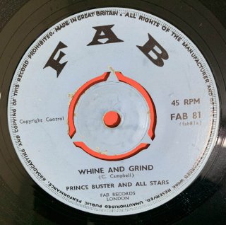 PRINCE BUSTER - WHINE AND GRIND