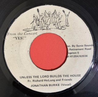 JONATHAN BURKE - UNLESS THE LORD BUILDS THE HOUSE (discogs)