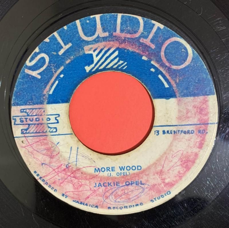 Jackie Opel More Wood カラー盤❗️状態良◎ Jackie Opel More Wood カラー盤❗️状態良◎