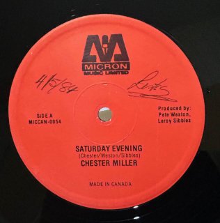 CHESTER MILLER - SATURDAY EVERNING