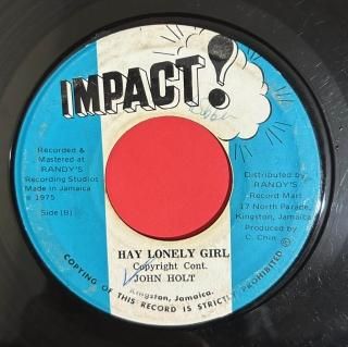 JOHN HOLT - LONELY GIRL