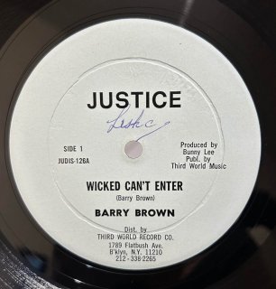 BARRY BROWN - WICKED CANT ENTER