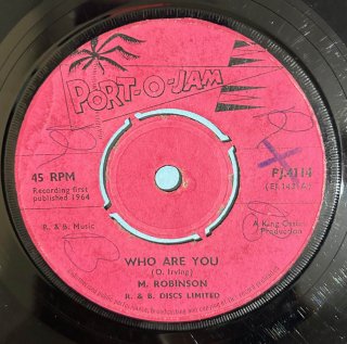M ROBINSON - WHO ARE YOU
