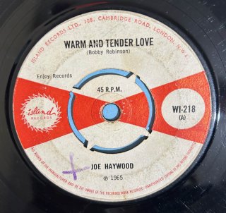JOE HAYWOOD - WARM AND TENDER LOVE