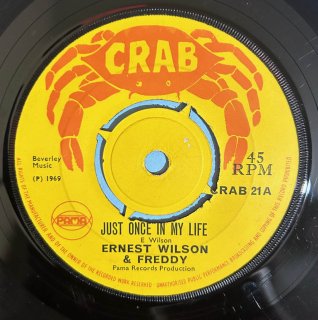 ERNEST WILSON & FREDDY - JUST ONCE IN MY LIFE 
