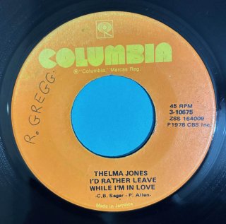 THELMA JONES - ID RATHER LEAVE WHILE IM IN LOVE