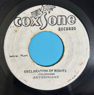 ABYSSINIANS - DECLARATION OF RIGHTS