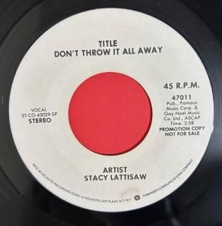 STACY LATTISAW - DONT THROW IT ALL AWAY