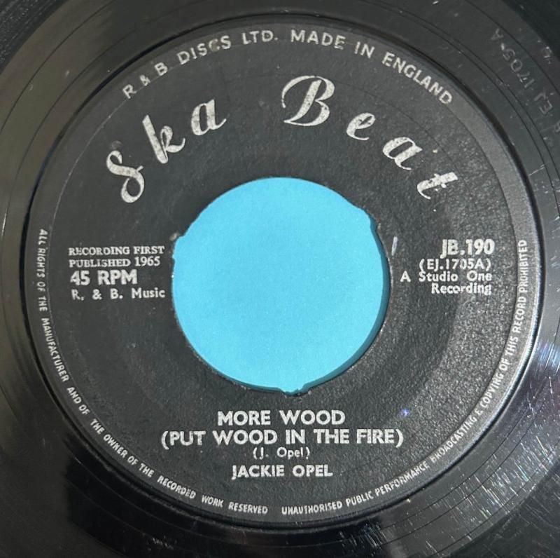 レゲエ レコードJackie Opel More Wood レゲエ レコードJackie Opel More Wood VARIOUS (JACKIE MITTOO