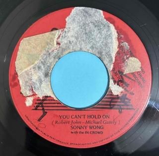 SONNY WONG - YOU CANT HOLD ON
