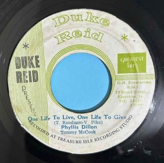 PHILLIS DILLON - ONE LIFE TO LIVE ONE LOVE TO LIVE 