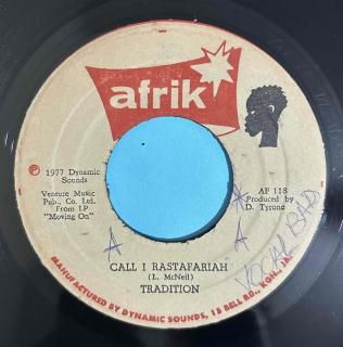 TRADITION - CALL I RASTAFARIAH