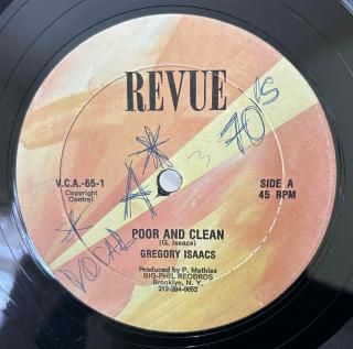 GREGORY ISAACS - POOR AND CLEAN