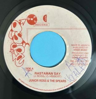 JUNIOR ROSS - RASTAMAN SAY