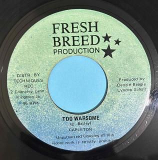 CAPLETON - TOO WARSOME