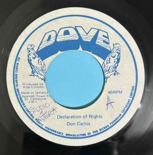 DON CARLOS - DECLARATION OF RIGHTS