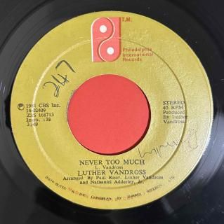 LUTHER VANDROSS - NEVER TOO MUCH