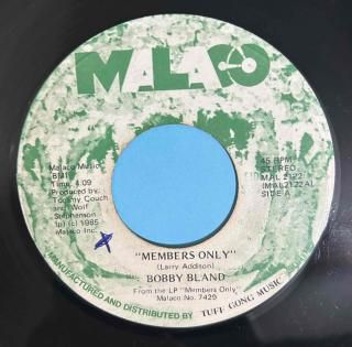 BOBBY BLAND - MEMBERS ONLY