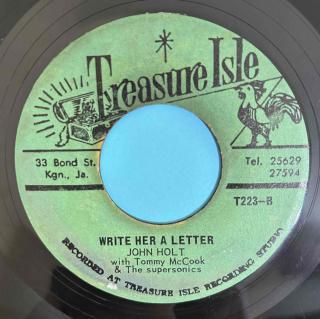JOHN HOLT - WRITE HER A LETTER