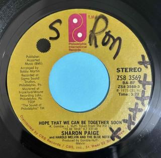 SHARON PAIGE - HOPE THAT WE CAN BE TOGETHER