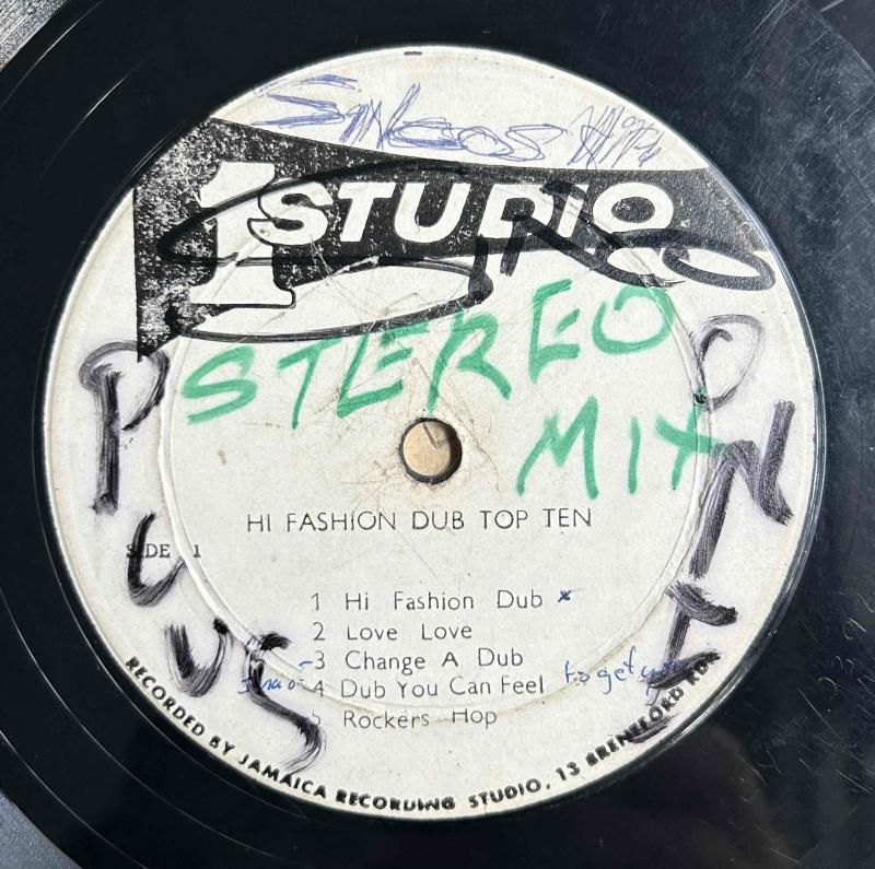 Hi Fashion Dub Top Ten Studio1 オリジナル盤 Hi Fashion Dub Top Ten Studio1 オリジナル盤