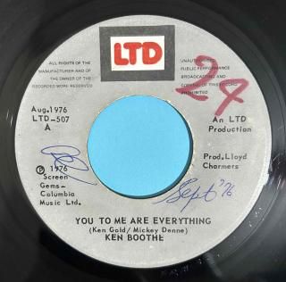 KEN BOOTHE - YOU TO ME ARE EVERYTHING