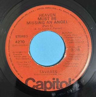 TAVARES - HEAVEN MUST BE MISSING AN ANGEL