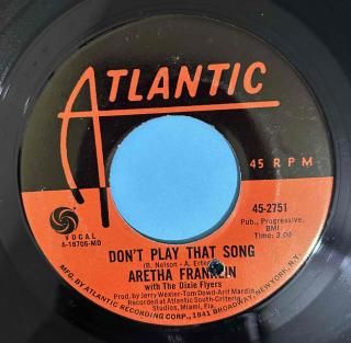 ARETHA FRANKLIN - DONT PLAY THAT SONG