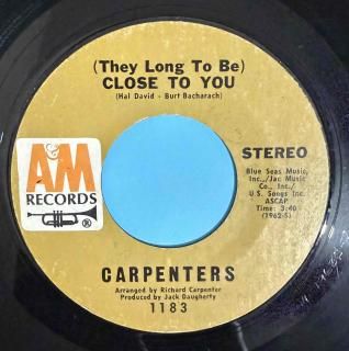 CARPENTERS - CLOSE TO YOU
