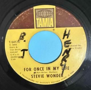 STEVIE WONDER - FOR ONCE IN MY LIFE