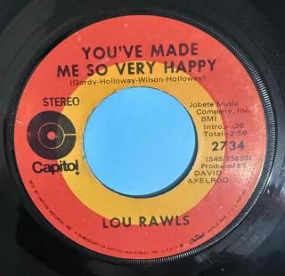 LOU RAWLS - YOUVE MADE ME SO VERY HAPPY