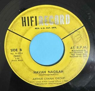 ARTHUR LYMAN GROUP - HAVAH NAGILAH