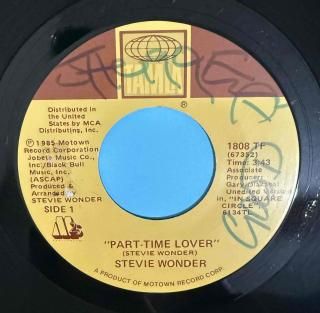 STEVIE WONDER - PART TIME LOVER