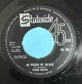 PRINCE BUSTER - 30 PIECES OF SILVER