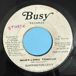 BARRINGTON LEVY - MARY LONG TONGUE
