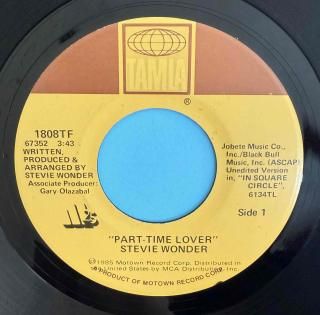 STEVIE WONDER - PART TIME LOVER