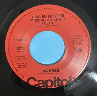 TAVARES - HEAVEN MUST BE MISSING AN ANGEL