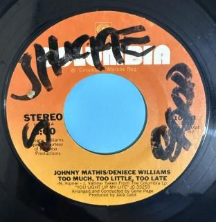 JOHNNY MATHIS & DENICE WILLIAMS - TOO MUCH TOO LITTLE TOO LATE