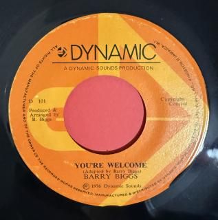 BARRY BIGGS - YOURE WELCOME